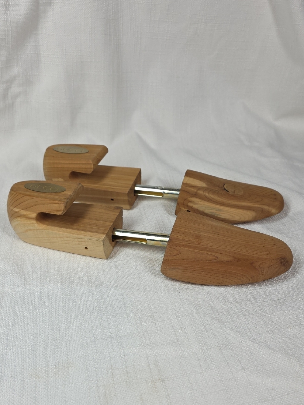 Vintage Gucci Cedar Shoe Trees Men's 10–11 Rochester Shoe Tree Co Brass Designer